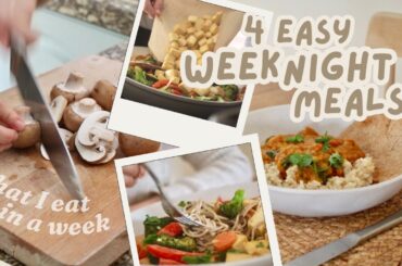 Go-To Easy & Healthy Dinners | weekday meals I make all the time