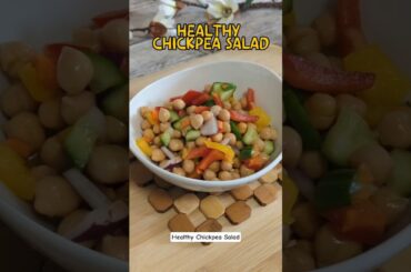 Fresh Chickpea Salad Recipe | Healthy, Easy, & Vegan-Friendly!