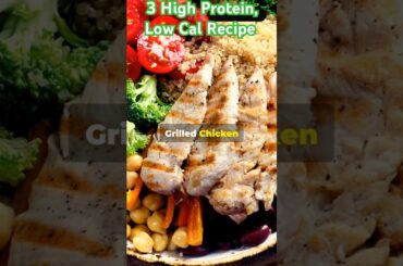 Healthy Meal Prep: 3 Easy Recipes Under 30 Minutes #fitness #healthyfood #food #shorts