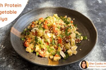 Healthy Breakfast Recipe | High Protein Dinner | Vegetable Daliya | Weightloss Breakfast Recipe