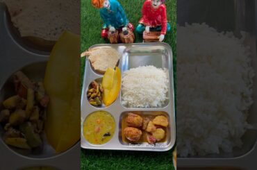 Tuesday special anda alu jhola#thali #lunch #nonveg #odiafood #indianfood #shorts #homemade #healthy