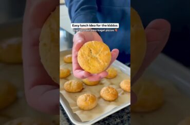 MINI BAGEL PIZZAS#healthyrecipes #healthylunch #lunchideasforkids #healthyfamily#healthyfamilymeals