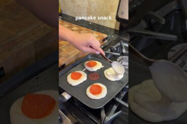 easy pancake snack recipe #recipe #pancake #asmrcooking #snacks #healthylifestyle #healthysnacks