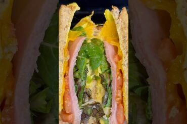 Very delicious breakfast sandwich #trending #shorts #viralvideo
