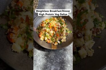 10 years old my dry Daliya recipe #weightloss #breakfast #dinnerideas #healthybreakfast #shorts