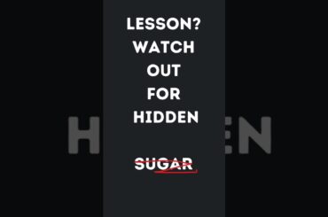 Lesson? Watch Out #nutrition #sugars