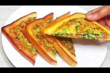 2Minutes Healthy Snacks |  Egg Snacks | Egg Sandwich | Bread Snacks Recipes | Easy Recipe