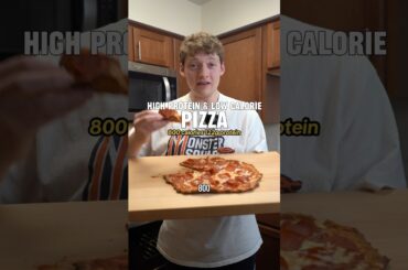 BEST high protein low calorie pizza recipe #easyrecipe #lowcalorie #lowcaloriepizza #caloriedeficit