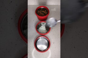 Today's lunch Puliyogare, Curd rice, Egg #pulisadam   #food #healthy #lunchbox #tasty #egg #trending