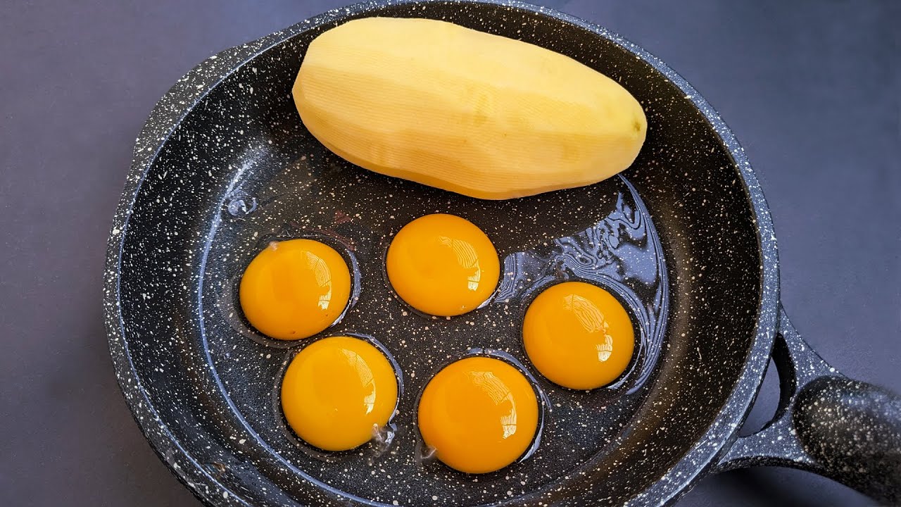 Just grate Potatoes & add Eggs! Cheap and Easy Breakfast. Delicious Egg Potato Recipe. Just grate Potatoes & add Eggs! Cheap and Easy Breakfast. Delicious Egg Potato Recipe.