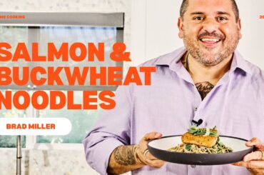 Pan Seared Salmon with Cold Buckwheat Noodles | Easy Healthy Dinner Recipe