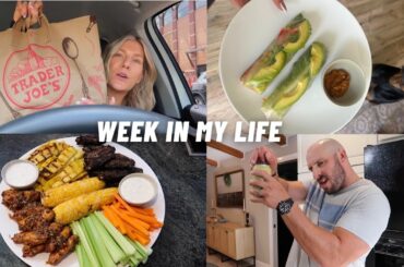 HUGE Grocery Restock, Healthy Lunch Recipes, Tips on Eating Out, Shooting a Brand deal w Matt lol