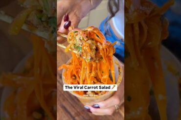 Easy Carrot Salad You’ll Make Over and Over! #CarrotSalad #HealthyRecipes #HighProtein