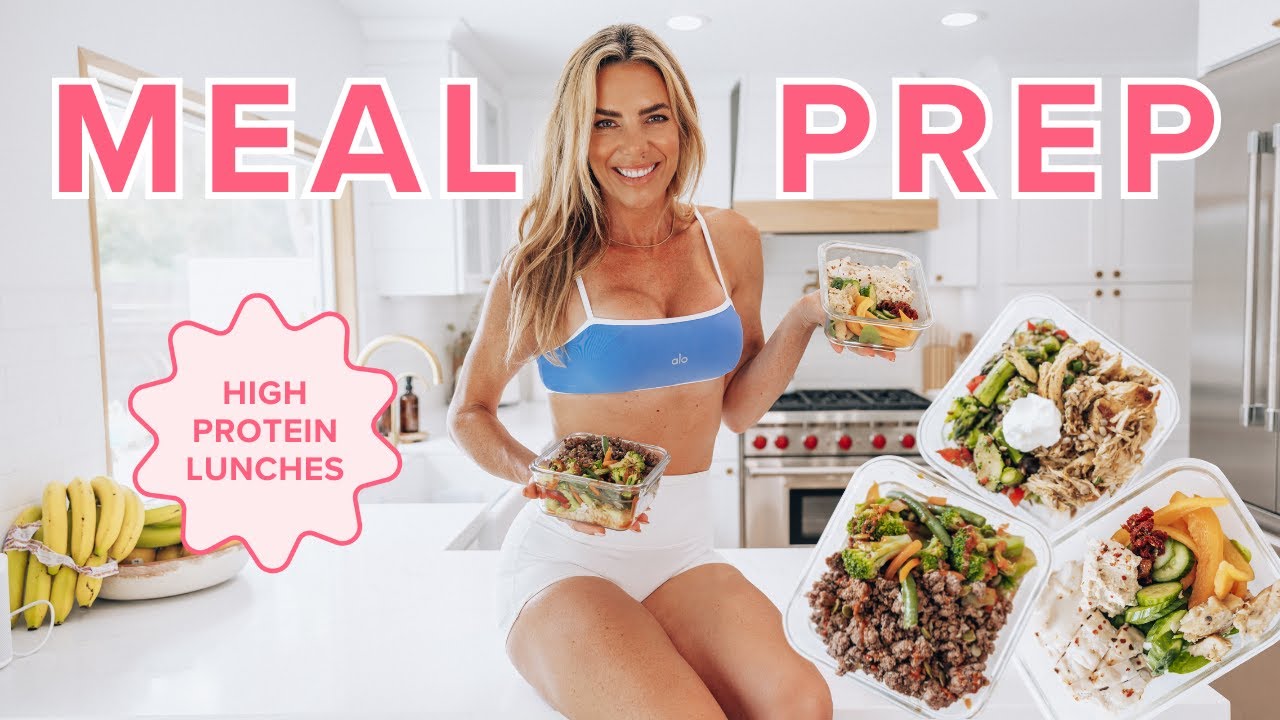 high protein MEAL PREP – lunches for weight loss | easy meals for the week high protein MEAL PREP - lunches for weight loss | easy meals for the week
