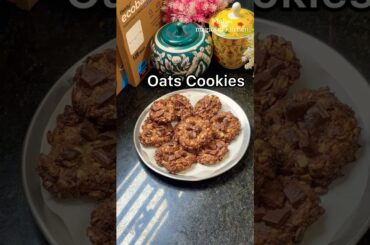 Oats Cookies In Gas Oven Perfect For Kids Tiffin #viralvideo #trending #shorts #shortvideo #oats