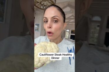 Delicious HEALTHY Easy Dinner!! #cookwithme #eatwithme #healthydinner #cauliflower