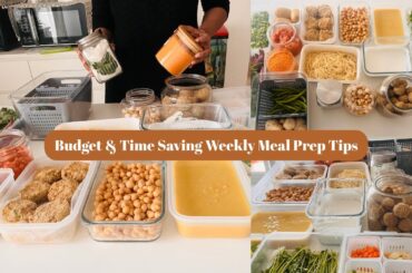 Indian Weekly & Healthy Meal Planning Tips for Stress-Free Cooking | My Weekend Meal Prep Routine