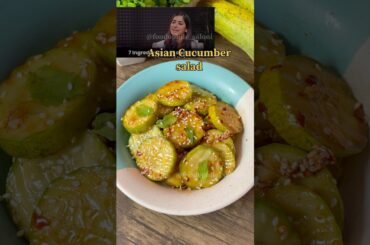 Try This Asian Cucumber salad with Hero Ingredients Sesame inspired with @sanjeevkapoorkhazana