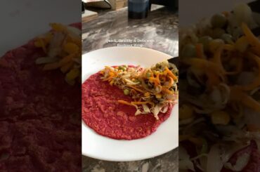 Episode 2 of Healthy breakfast recipes ‘Beetroot Wrap’#healthybreakfast #shots