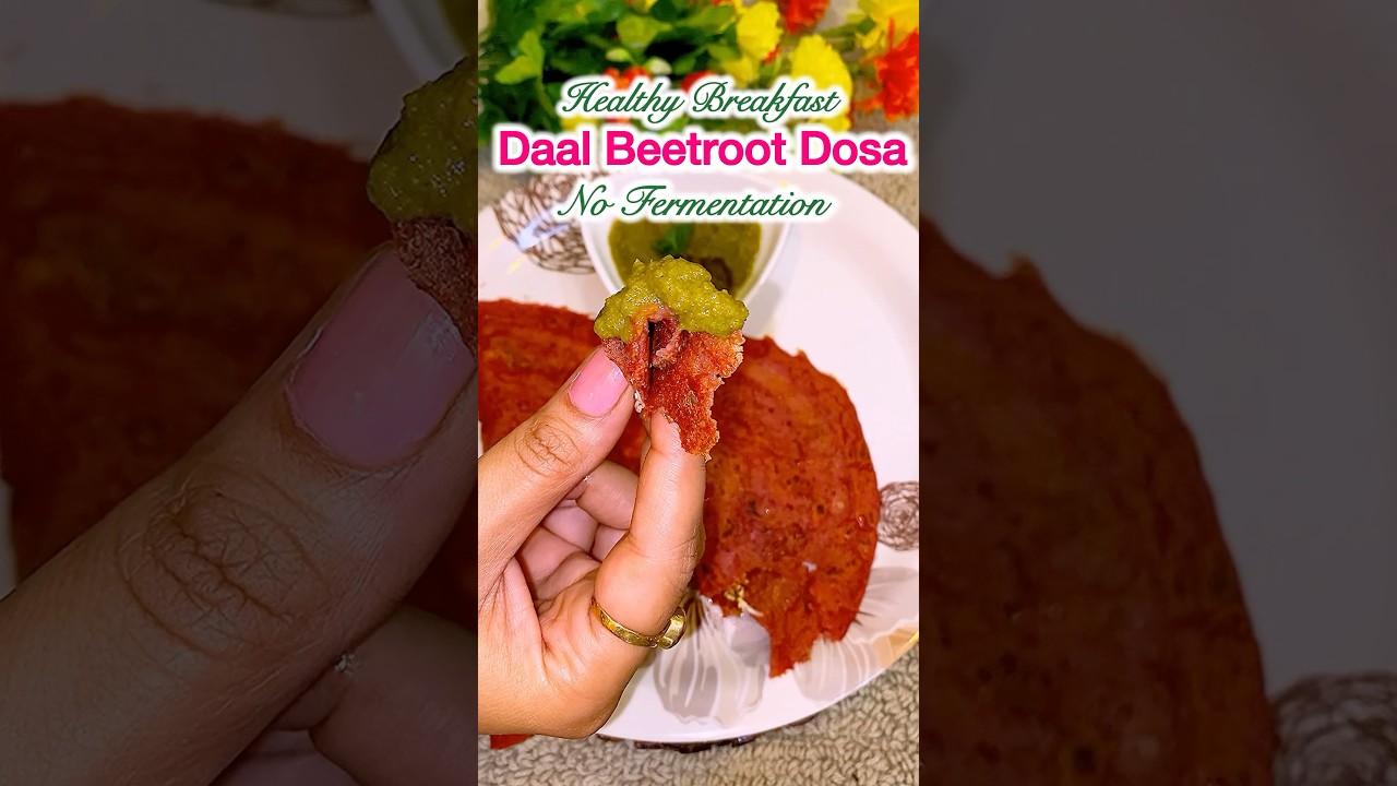 No Fermentation Dosa Recipe | Healthy Protein-Rich Breakfast | Episode 30 #shorts No Fermentation Dosa Recipe | Healthy Protein-Rich Breakfast | Episode 30 #shorts