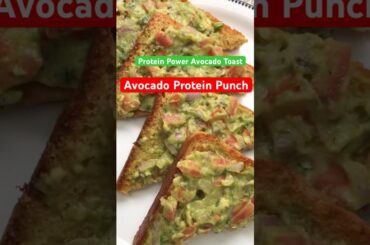 Quick Healthy Breakfast for Muscle Gain! Avocado toast #avocadotoast #healthybreakfast #gymfood