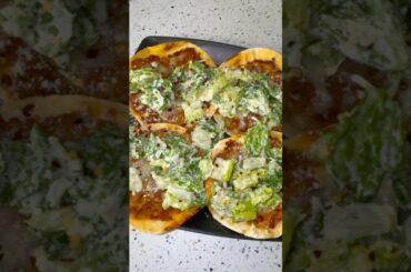 Chicken Caesar Smash Tacos #healthy #yummy #recipe #subscribe #cooking #viralvideo #viral #pov #like