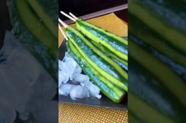 [Crispy cucumber with Garlic and salt sauce!] Healthy snacks| Japanese cucumber dishes