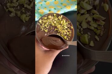 No Sugar, No Cream Avocado Chocolate Mousse #viralreels #healthyrecipes #healthydessert