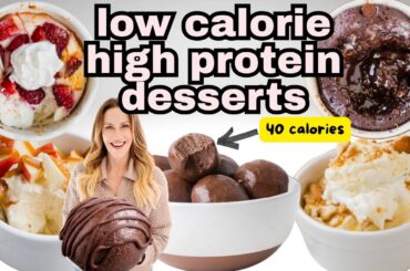 Low Calorie Desserts You’d SWEAR Were High Carb