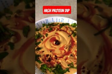 Creamy. Spicy. Protein-packed spicy veggie dip #protein #dip #easy #healthy #snack #recipe #dip