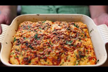 Cheese Pull-Apart Garlic Bread l Made With No-Knead Focaccia Dough