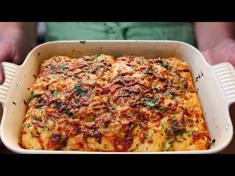 Cheese Pull-Apart Garlic Bread l Made With No-Knead Focaccia Dough Cheese Pull-Apart Garlic Bread l Made With No-Knead Focaccia Dough