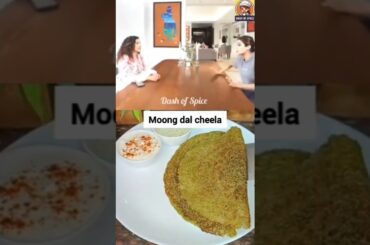Janhvi Kapoor's Secret to Healthy Breakfast| Moong Dal Cheela Recipe #Shorts