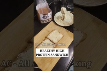Quick High Protein Sandwich | Healthy Sandwich | #sandwich #shorts #shortsfeed