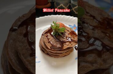 Minivlog84|Millet Pancake|Healthy Breakfast|Easy and Simple breakfast recipes#shorts#cooking#pancake