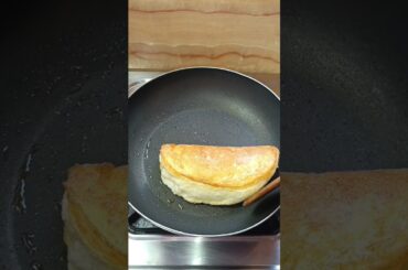 When you have 1 egg try this fluffy omelette| egg omelette recipe #shorts #viral #egg