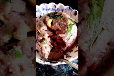 Healthy Breakfast Ragi Upma #new #food #cooking #recipe