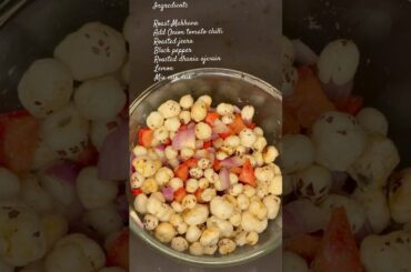 healthy makhana recipe #trending #healthy  #ytshorts #shorts