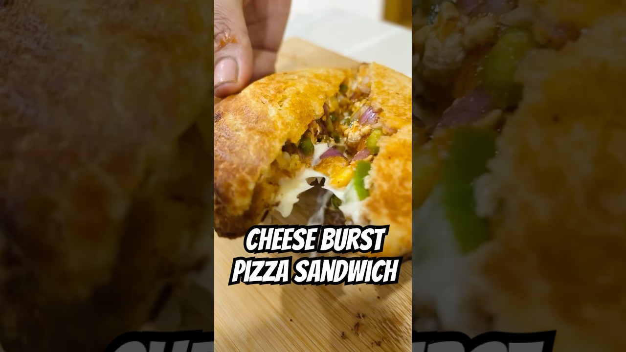 Cheese Burst Pizza Sandwich | Super Easy & Tasty | #recipe #shortsfeed #ytshorts #viralvideo #pizza Cheese Burst Pizza Sandwich | Super Easy & Tasty | #recipe #shortsfeed #ytshorts #viralvideo #pizza