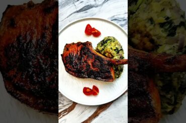 Pork tomahawk and mashed potatoes - EPISODE 10: HEALTHY HIGH PROTEIN MEALS