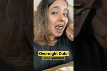 Overnight Oats Recipe - simple, tasty, and healthy! #YouTubeShorts #Shorts #HerHappyFace