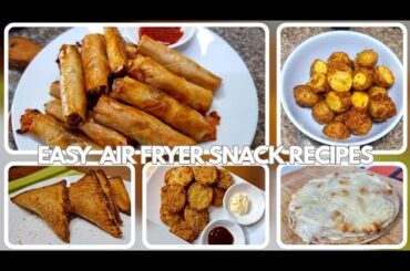 5 EASY SNACKS RECIPE IN AIR FRYER / AIR FRYER RECIPES / LENEY KITCHEN