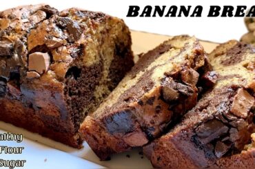 HEALTHY BANANA BREAD| Amazing Banana Bread Recipe| Easy & Moist!