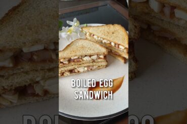 Boiled Egg Sandwich #ytshorts #shortvideo #recipe #easyrecipe #food #cooking #shortsfeed #foodie