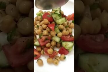 Healthy chickpeas salad | Salad recipe | Chickpeas recipe #salad #vegsalad #saladrecipe