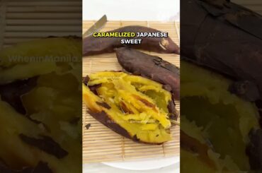 Caramelized Japanese Sweet Potato Hack! #candy #easy #food #healthy  #japan #cooking #tips #recipe