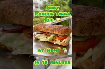 Quick recipe for winners #food #subway #paneer #lifestyle #viralshorts #vlog #healthy #sandwich #eat