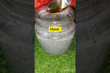 Sabja seeds for weight loss | #basilseeds #food #recipe #chiaseeds #shortsfeed #ytshorts #shorts