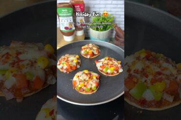 Must try this mini Healthy Pizzas Recipe #Short #shortsfeed #pizza
