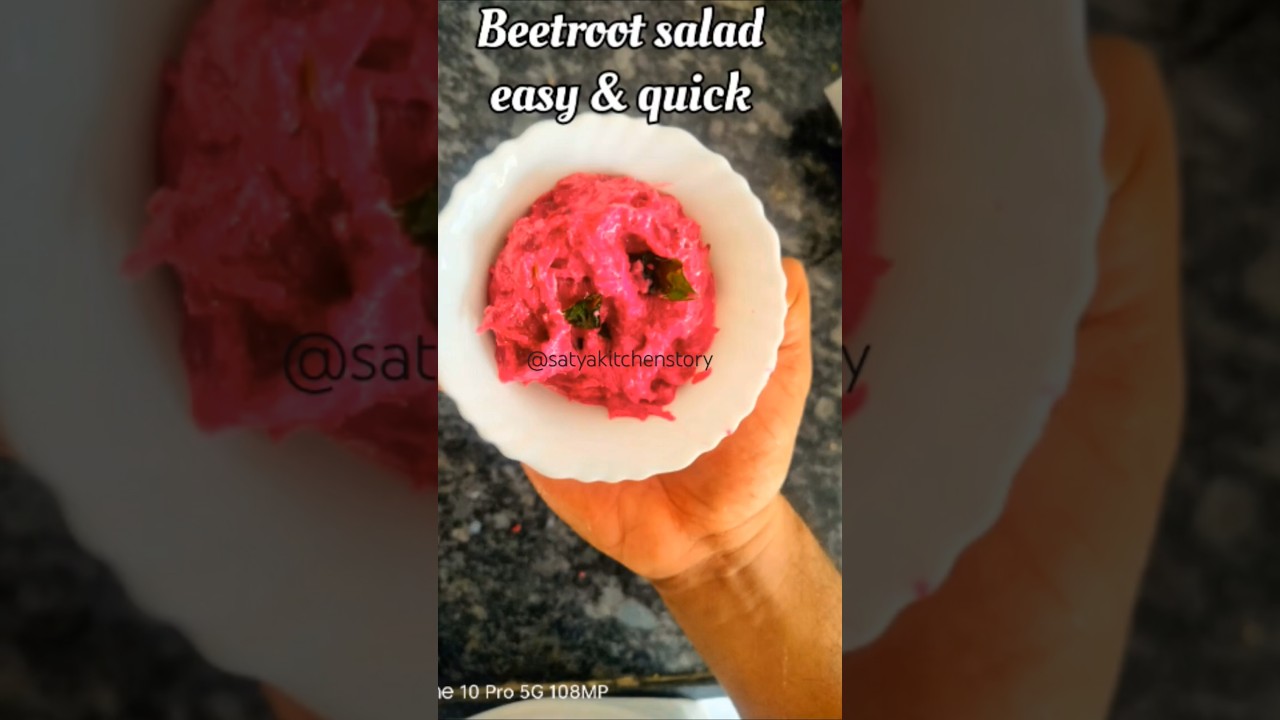 Healthy Beetroot Salad with yogurt|Quick salad recipe #beetroot#salad#shorts#food #healthyfood#viral Healthy Beetroot Salad with yogurt|Quick salad recipe #beetroot#salad#shorts#food #healthyfood#viral